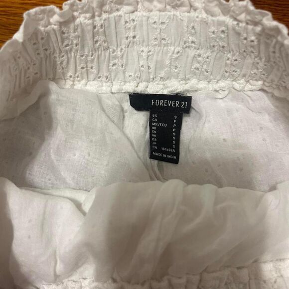Forever-21 Women's White Skirt - Picture 2 of 3